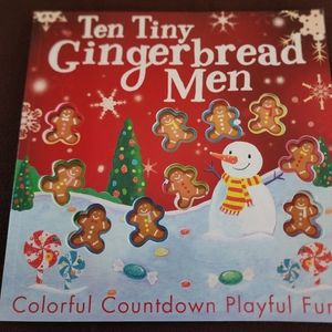 Ten Tiny Gingerbread Men Book